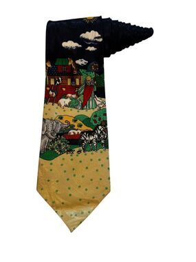 Steve Harris Noah’s Ark Religious Christian Novelty Necktie